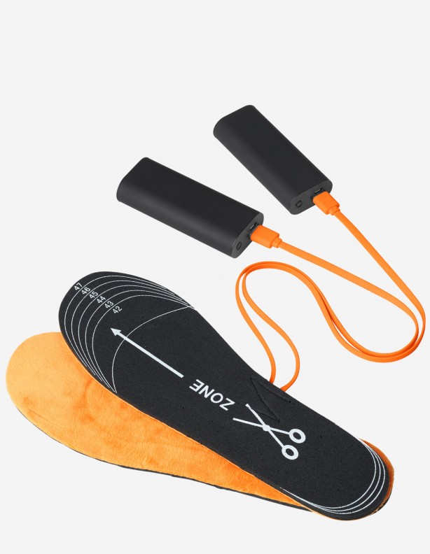 Wärmende Schuheinlagen + 2 Powerbanks 5000 mAh