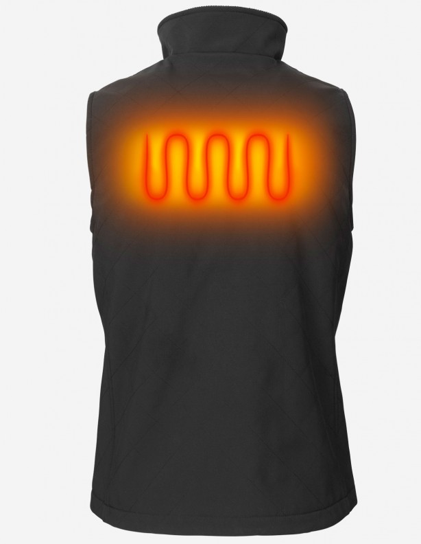 Softshell warming vest - women's
