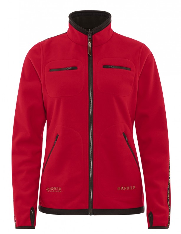 Polaire Windstopper réversible marron/rouge Kamko Lady