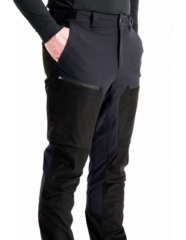 Vapor Pro schwarz - leichte Hose mit partieller Alaska-Membran
