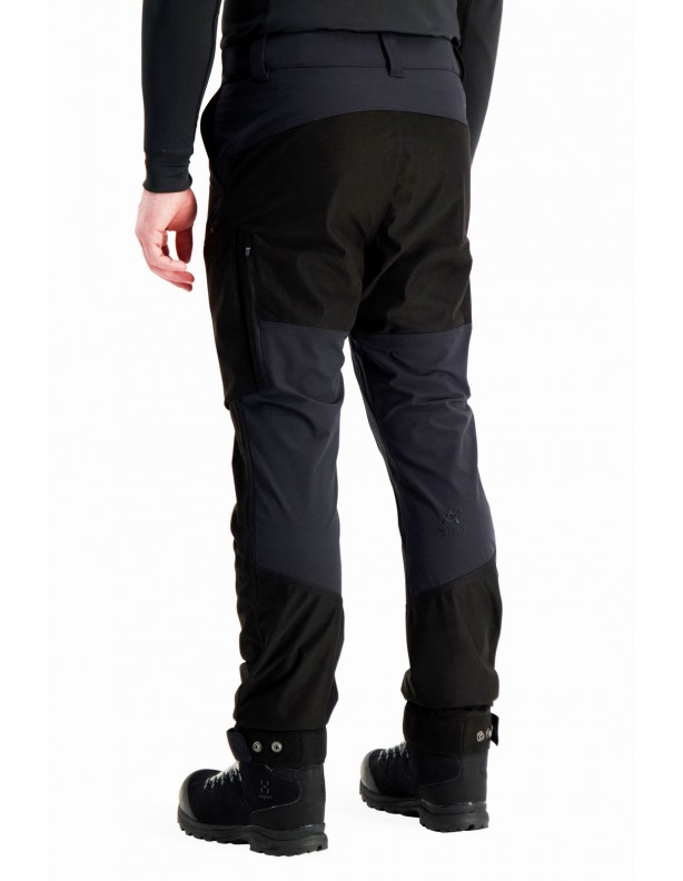 Vapor Pro black - lekkie spodnie z częściową membraną Alaska