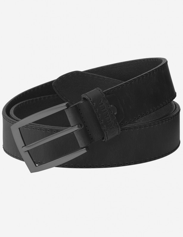 Arvak leather black - ceinture en cuir