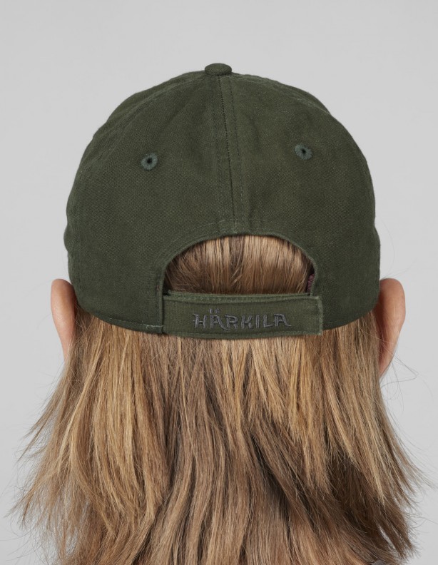 Modi duffel green - bawełniana czapka z daszkiem
