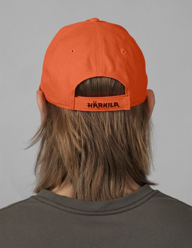 Modi Hi-vis orange - bawełniana czapka z daszkiem
