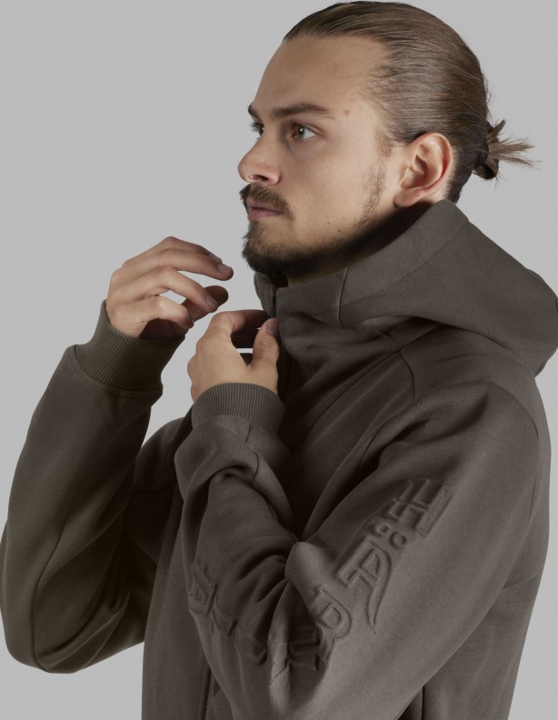 Kapuzenpulli grau - Kapuzenpulli aus Baumwolle