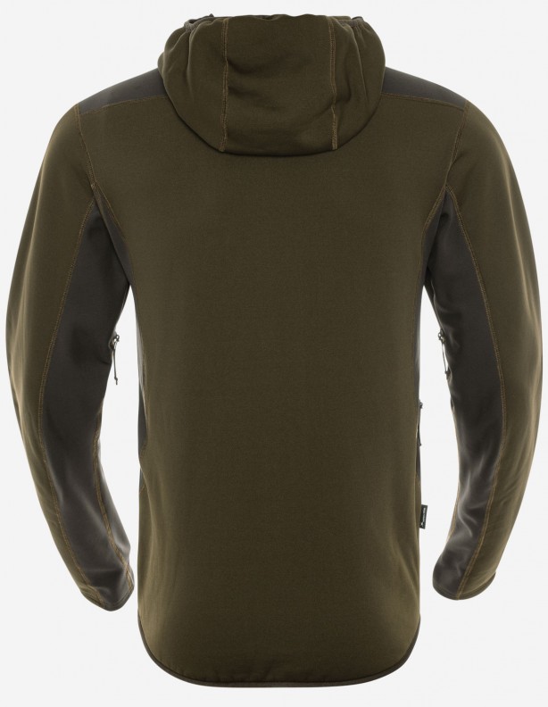 Deer Stalker green/brown - fleece s kapucňou proti kliešťom