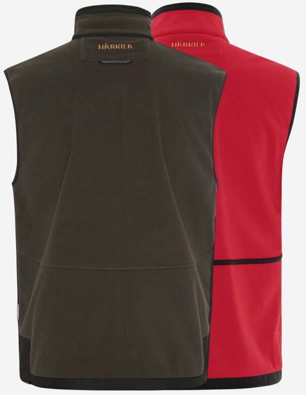 Kamko red/brown - double-sided Windstopper® vest