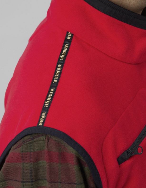 Kamko rot/braun - wendbare Windstopper®-Weste