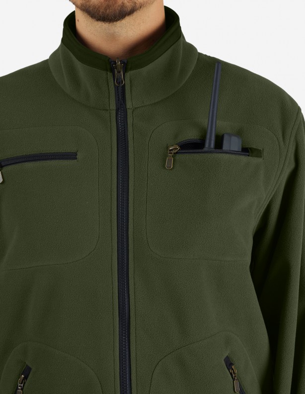 Kamko gris/vert - polaire Windstopper® réversible