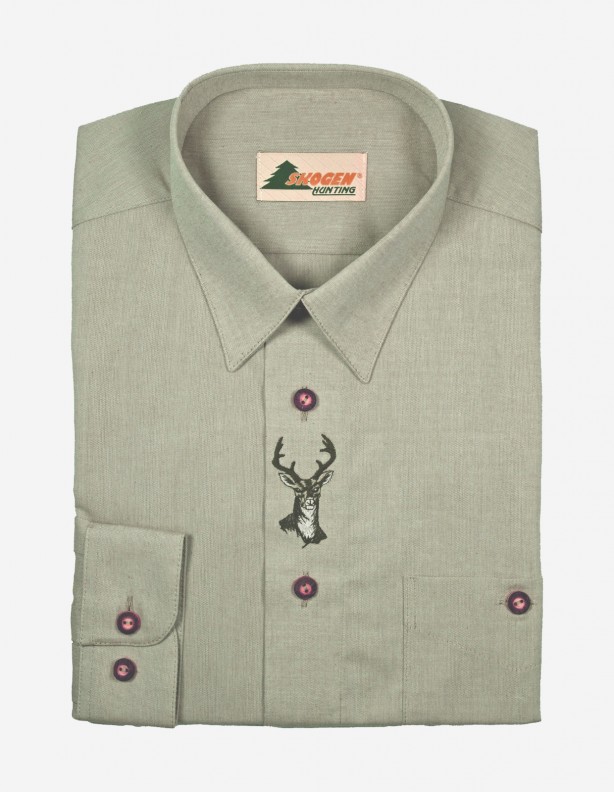 Elegancka koszula myśliwska jeleń haft