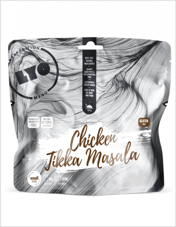 Danie liofilizowane kurczak tikka masala; posiłek liofilizowany|dolasu.pl