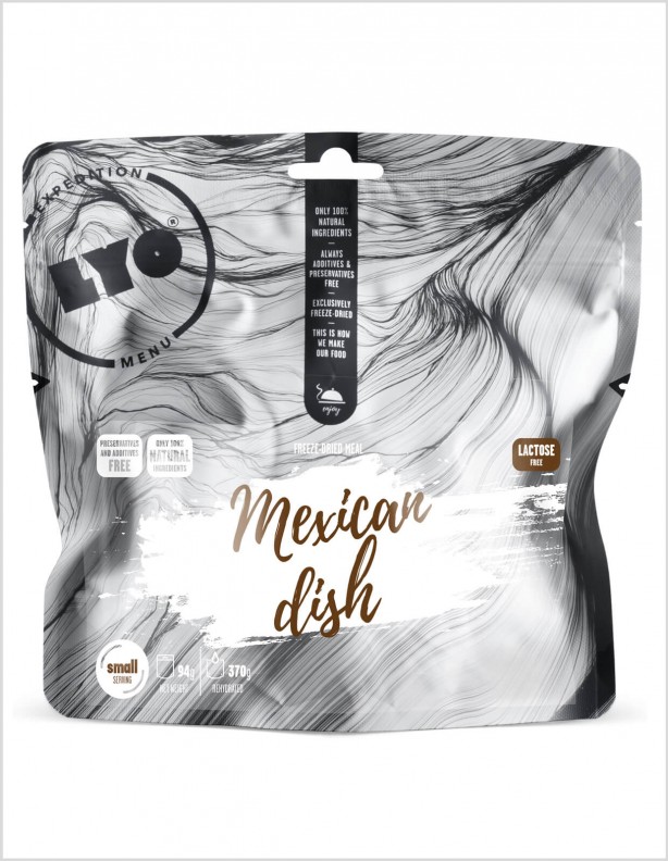 Mrazom sušené mexické jedlo s ryžou 370g