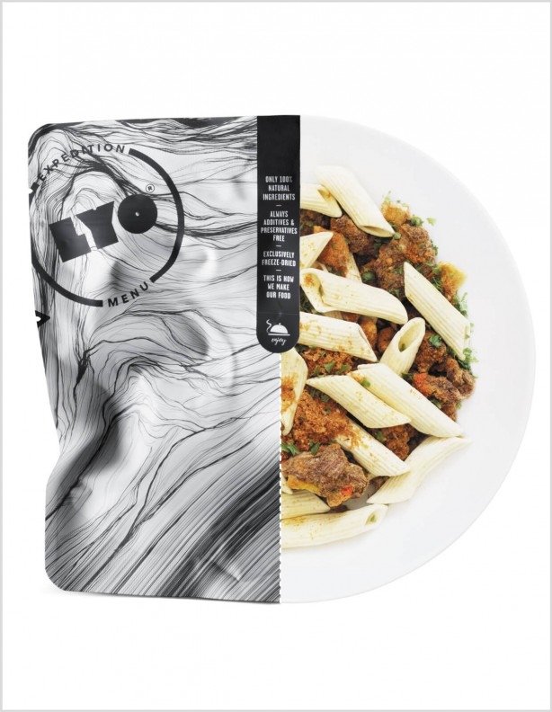 Plat lyophilisé. Bœuf Strogonow 500g