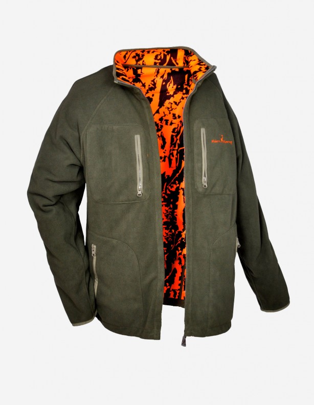 Kétoldalas fleece Pirsch szélálló nagy méret!