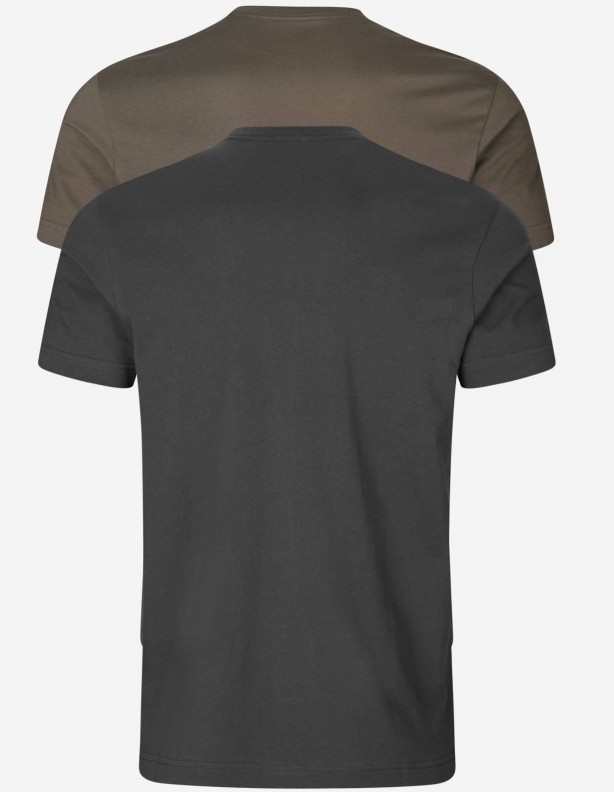 Summer shirts graphic 2-pack brown granite / phantom LARGE SIZES!