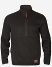 Metso half zip shadow brown - ciepły sweter 56% wełny