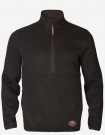 Metso half zip shadow brown - warmer Pullover 56% Wolle