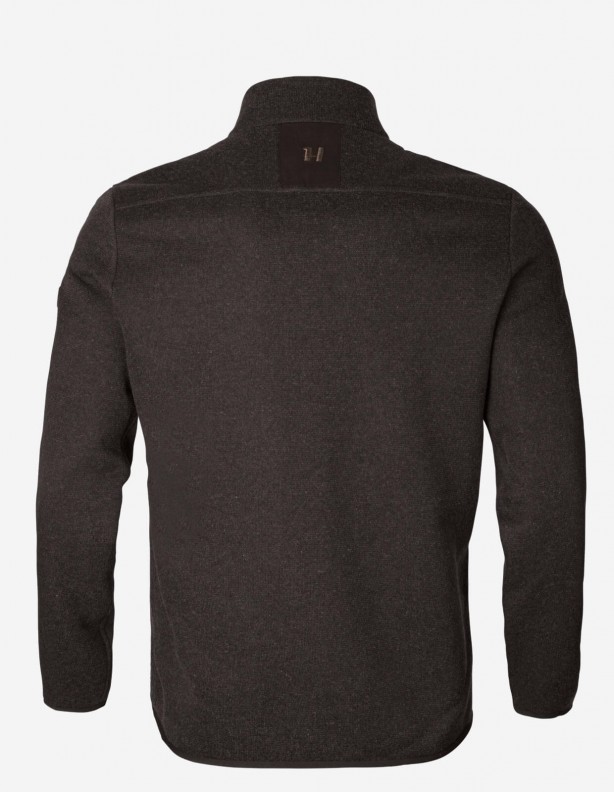 Metso half zip shadow brown - warmer Pullover 56% Wolle