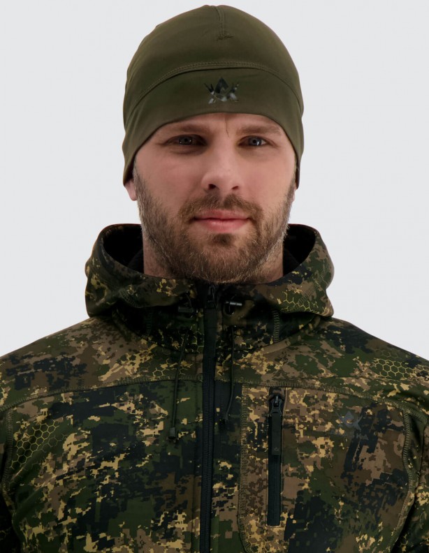 Thin all-purpose cap CoolDry Alaska Moss Brown