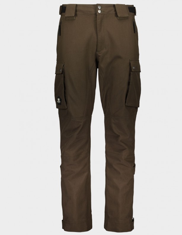 Endurance brown - spodnie całoroczne nieczepliwy materiał