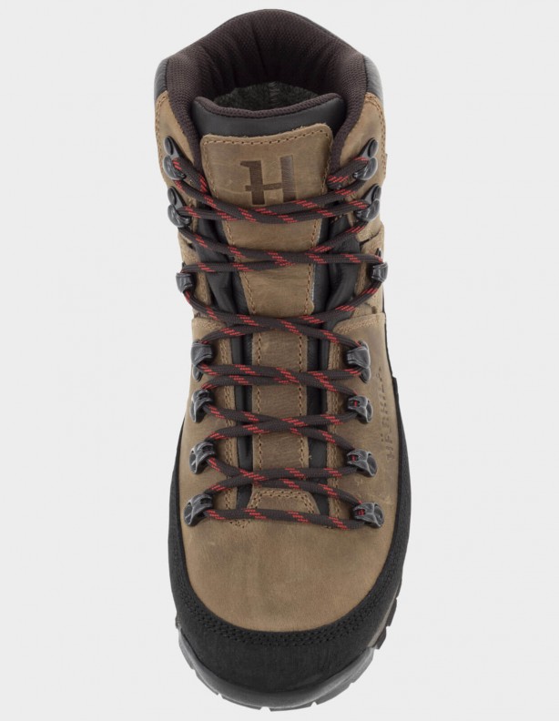 Saxnas GTX Women mid brown - dámské kožené boty z nubuku