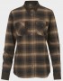 Рубашка Aivak L/S женская бордовая - рубашка из плотного хлопка