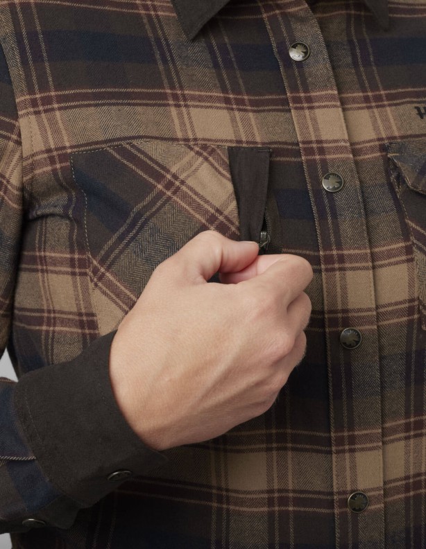 Aivak L/S ing Női bordó - vastag pamut póló