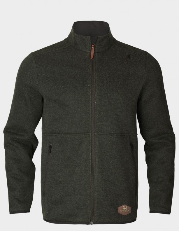 Metso Full Zip Weidengrün - warmer Pullover