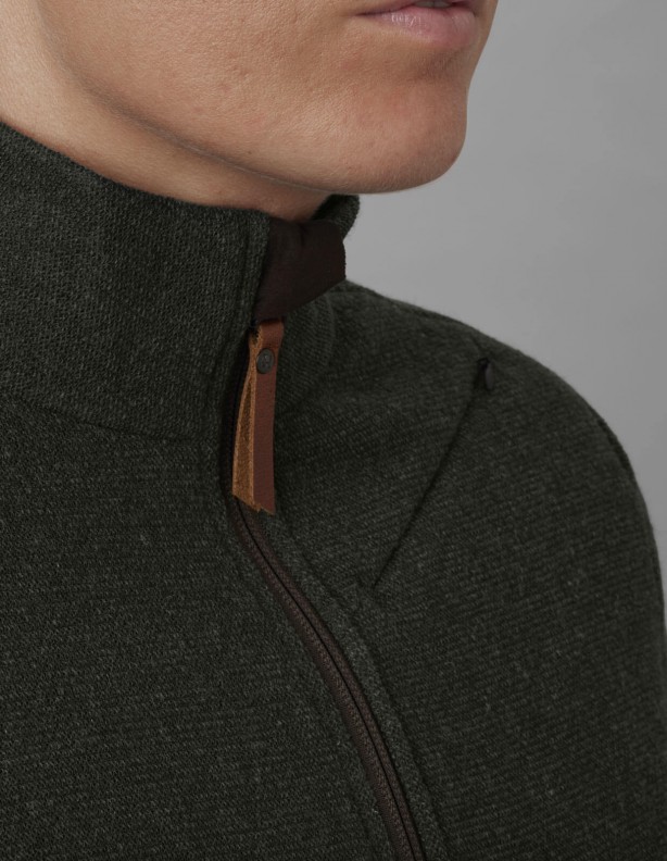Metso Full Zip Damen weidengrün - warmer Pullover
