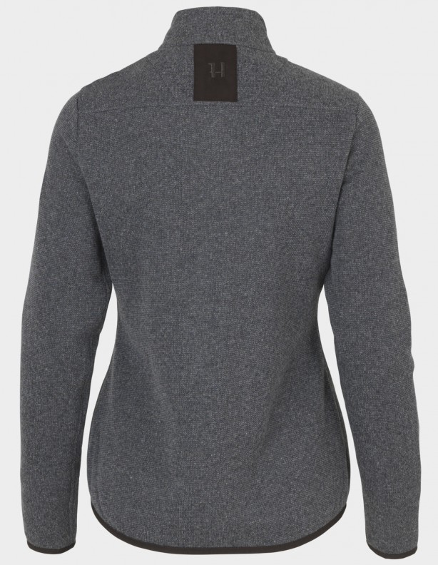 Metso full zip Women slate grey - ciepły sweter