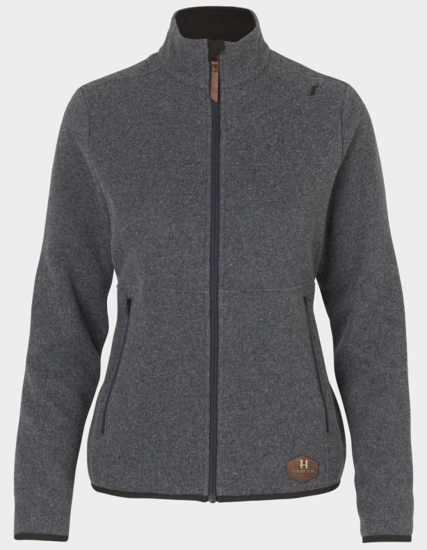 Metso Full Zip Damen schiefergrau - warmer Pullover