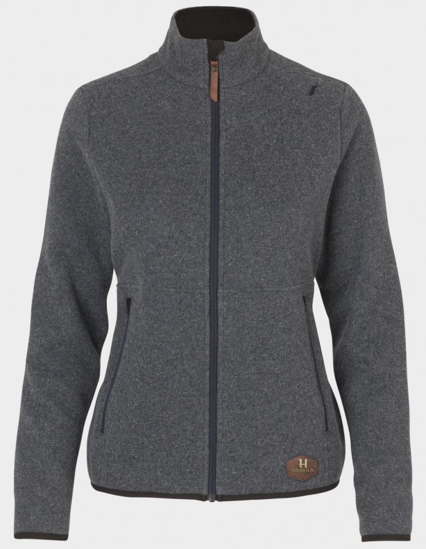 Metso full zip Women slate grey - ciepły sweter
