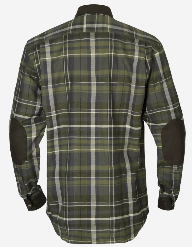 Pajala olive check - warm flannel shirt up to size 5XL!