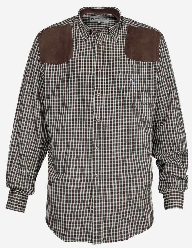Sologne Mave - Chemise en coton avec renfort d'épaule