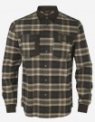 Aivak L/S Hemd oliv - dickes Baumwollhemd
