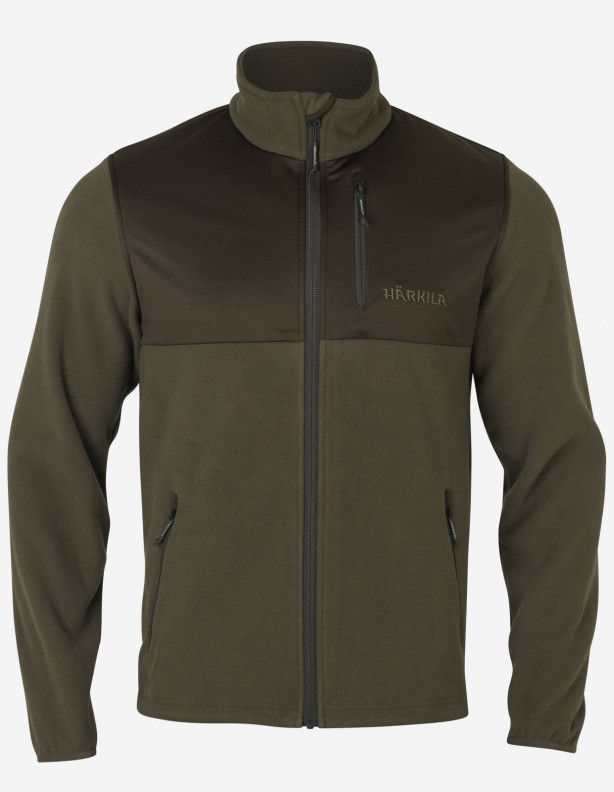 Steinn Fleece hell weidengrün - ciepły polar Harkila