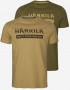 Logo summer t-shirts 2-pack sand/dark olive up to 5XL!