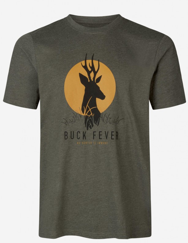 Buck Fever T-shirt pine green - koszulka letnia 60% bawełna