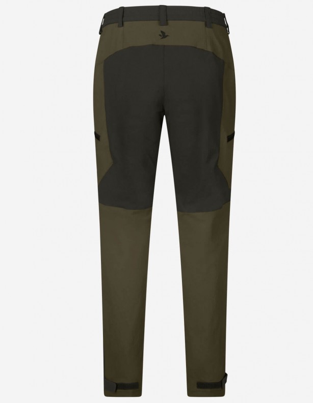 Larch stretch brown/green - letnie spodnie damskie ze streczem