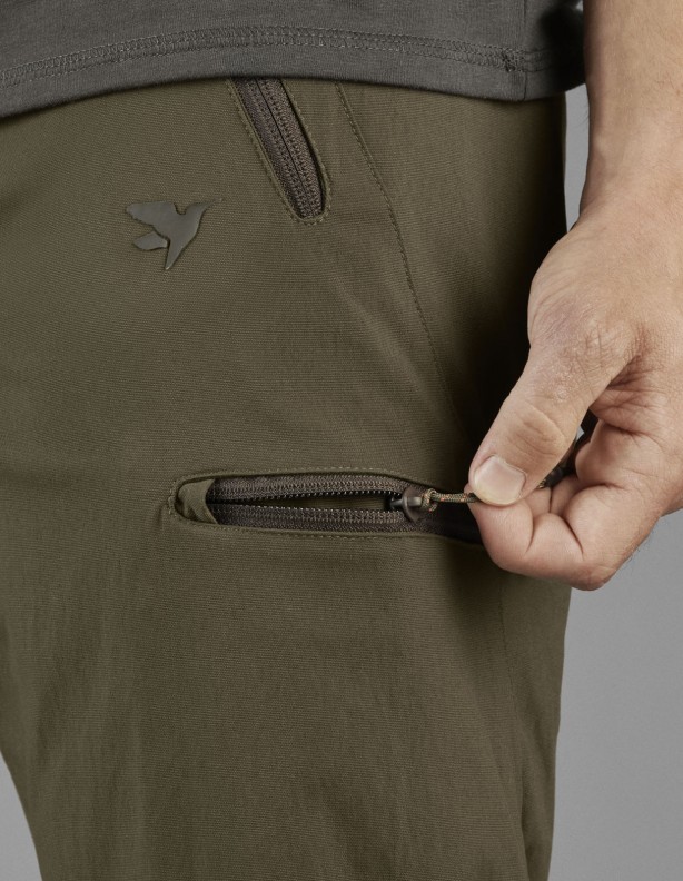 Outdoor stretch summer pants pine green