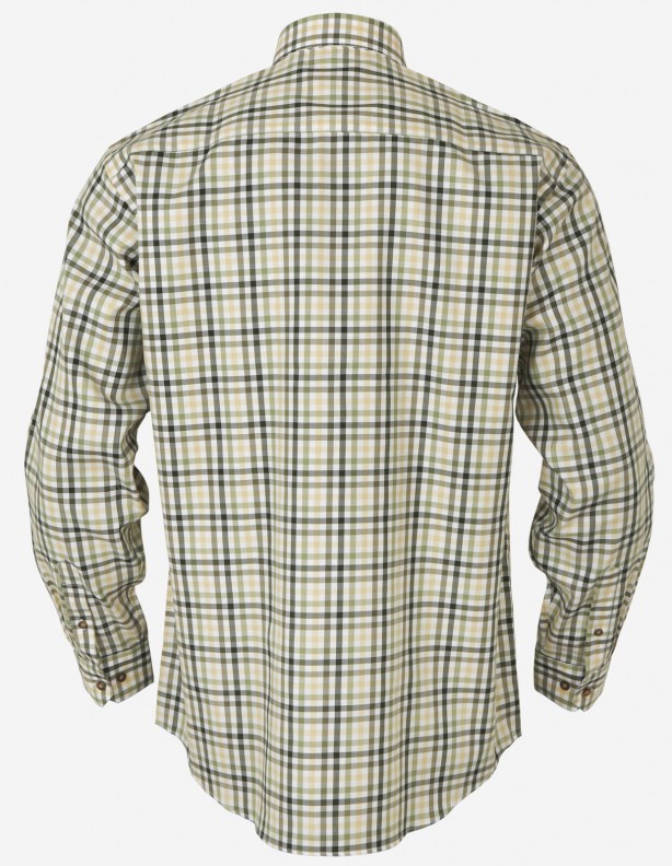 Milford beech green - easy iron cotton shirt