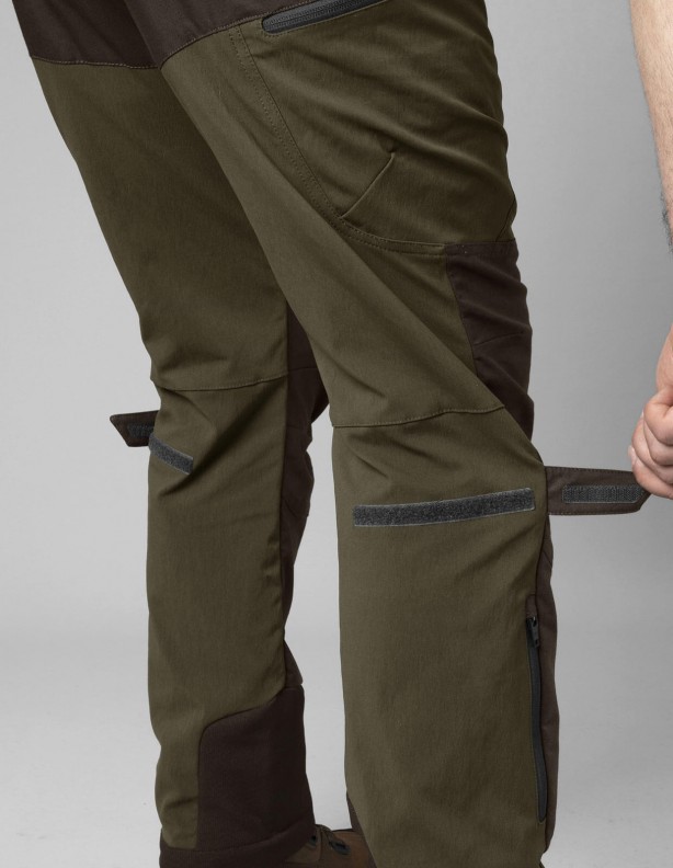 Spodnie letnie Ragnar - elastyczne spodnie dla aktywnych willow green