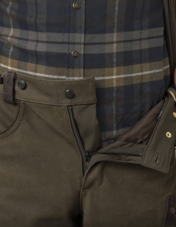 Härkila Pro Hunter Leather trousers - skórzane mocne spodnie