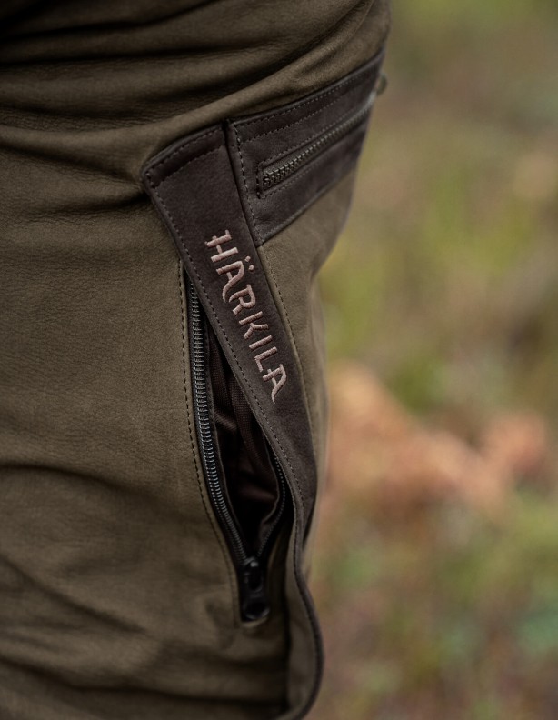 Härkila Pro Hunter Leather trousers - skórzane mocne spodnie
