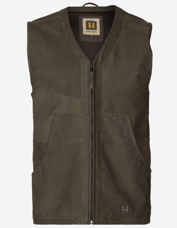 Härkila Pro Hunter Leather waistcoat - skórzana mocna kamizelka