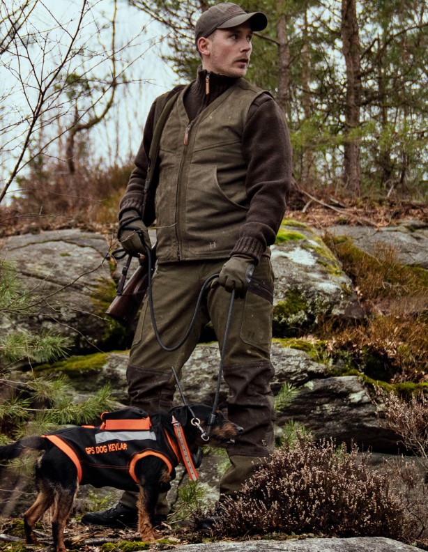 Härkila Pro Hunter Kožená vesta - kožená silná vesta