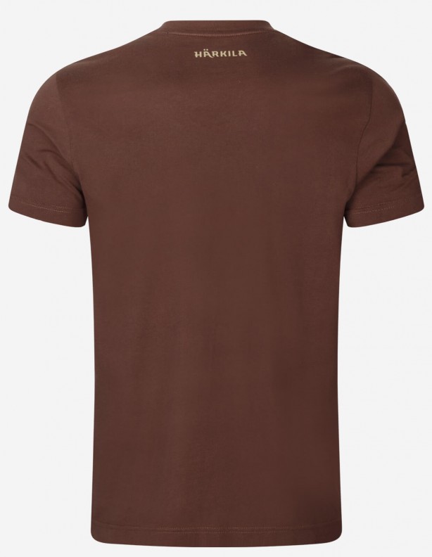 Harkila Instinct burgundy - letnia koszulka 100% bawełna