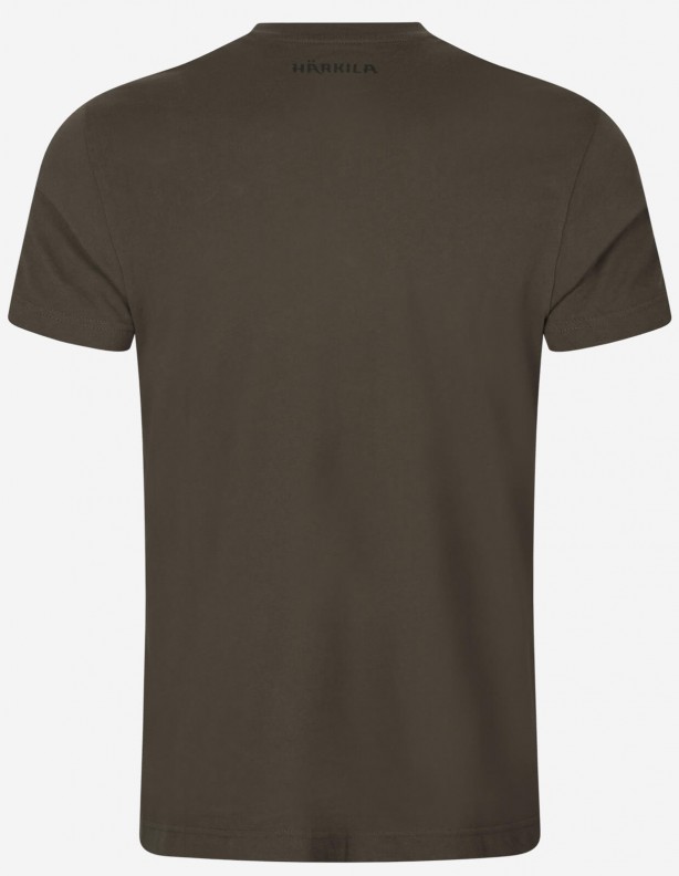 Harkila Instinct shadow brown - summer t-shirt 100% cotton