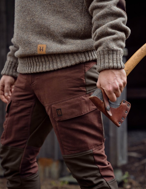 Rouge sang scandinave - pantalon de chasse d'été Harkila