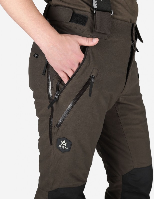 Alaska Superior Pro Ms Brown-Mud - all-season pants with APS membrane